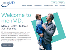 Tablet Screenshot of menmd.com